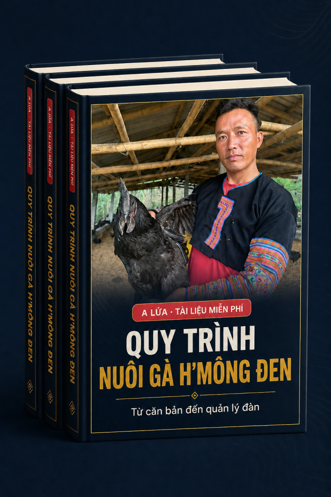 Ebook quy trình nuôi gà H’Mông đen của A Lứa