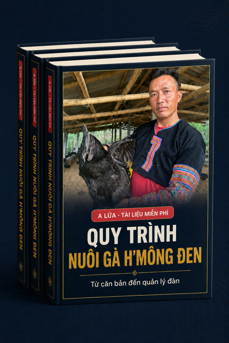 Ebook quy trình nuôi gà H’Mông đen của A Lứa